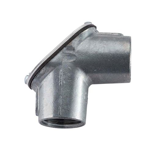 Rigid Or EMT Pull Elbow Connector 3/4″, Aluminum with Cover